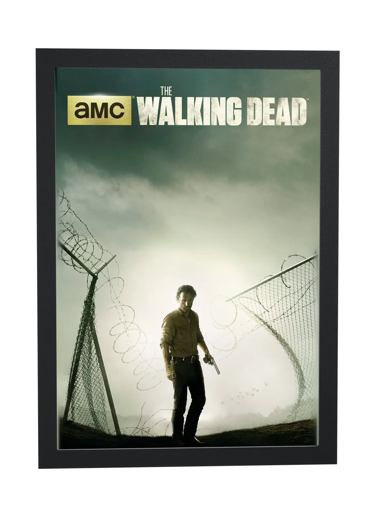 Pôster The Walking Dead (2010): entre as cercas emoldurado