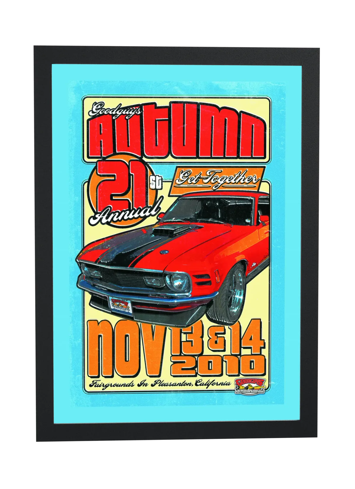 Pôster Goodguys Autumn Get-Together 2010 emoldurado
