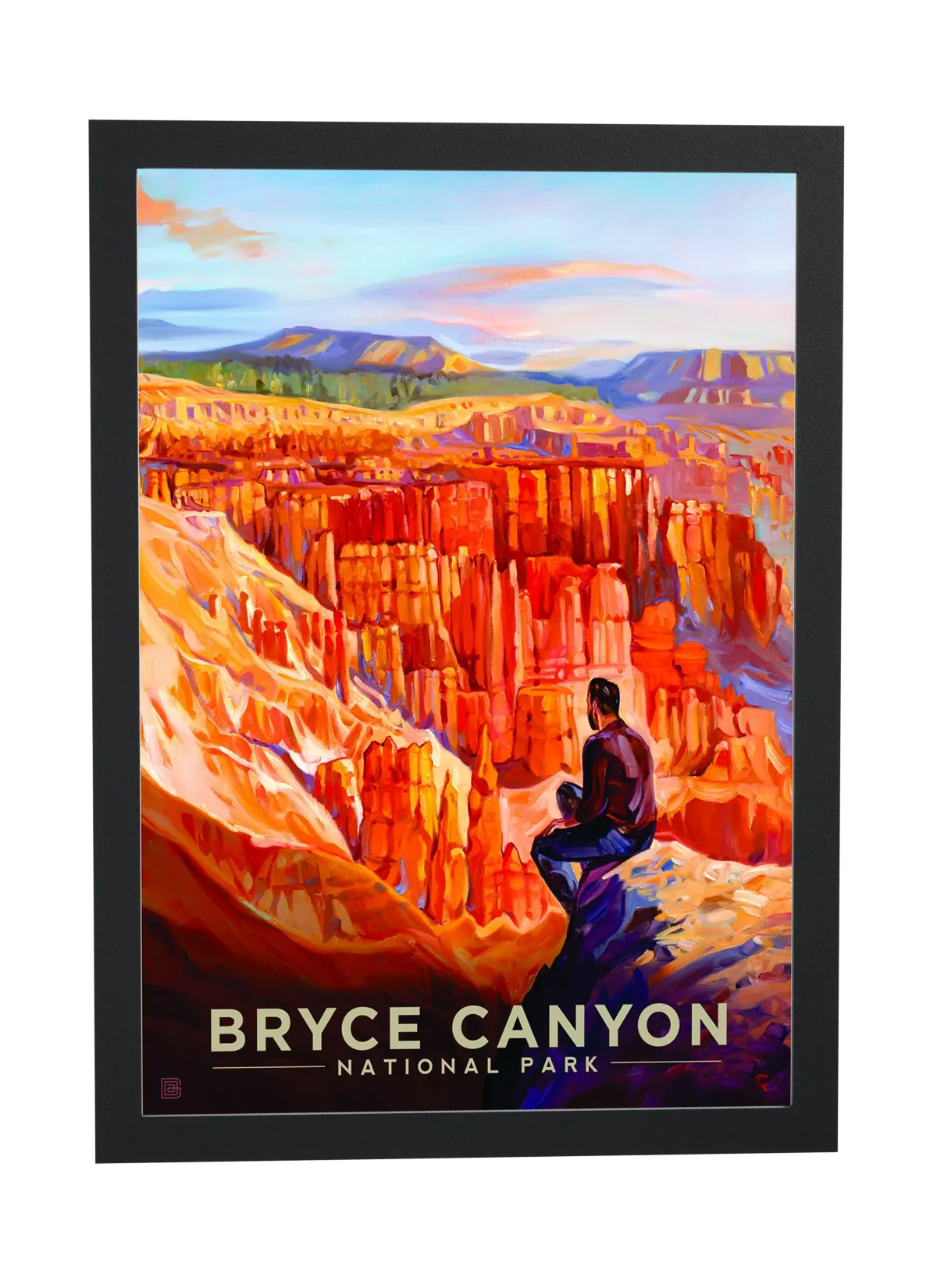 Pôster Bryce Canyon National Park emoldurado