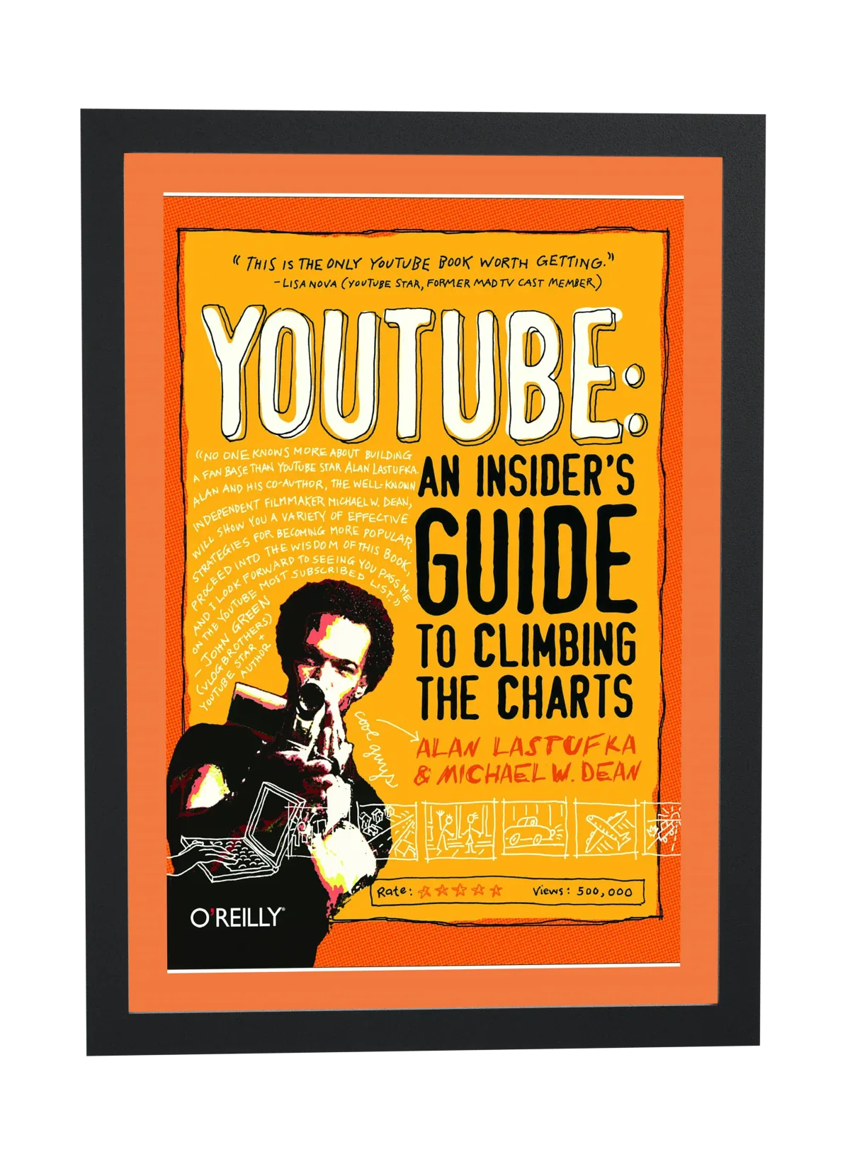 Pôster YouTube An Insider's Guide emoldurado