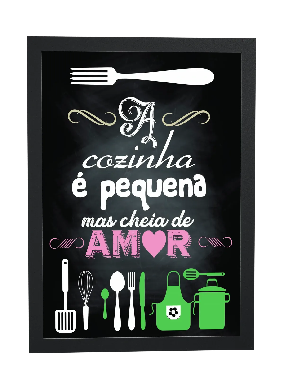 Pôster Pequena mas cheia de amor emoldurado