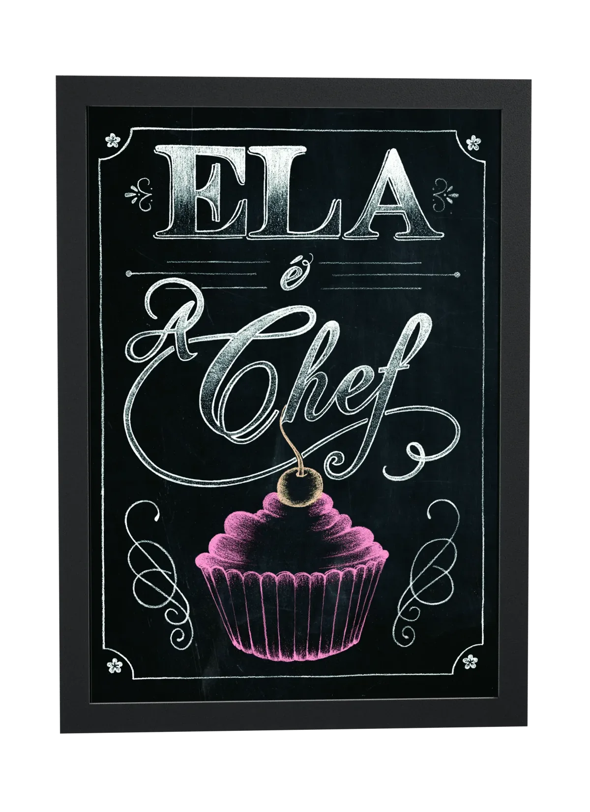 Pôster Ela é a Chef emoldurado