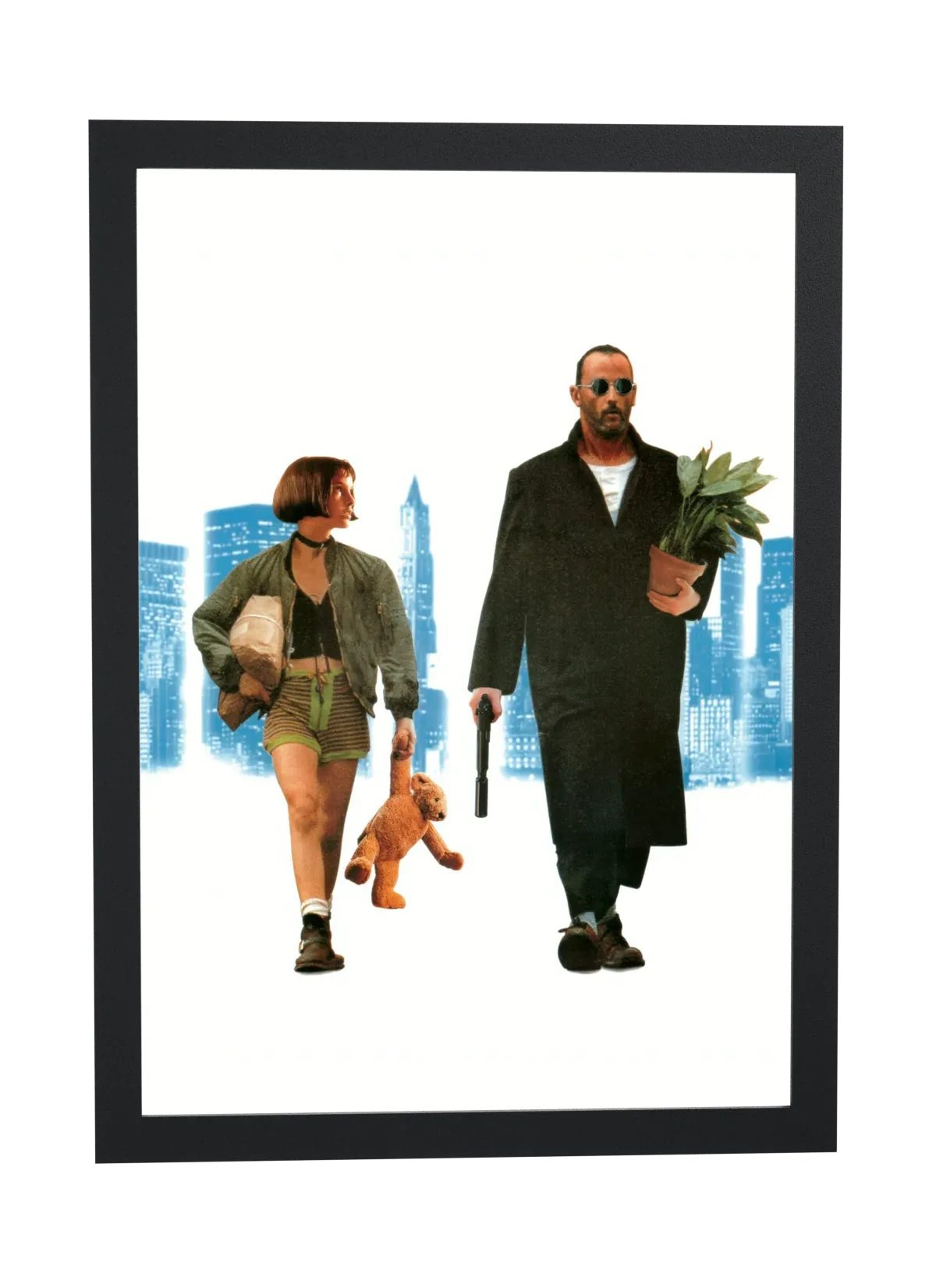 Pôster O Profissional (1994): Léon e Mathilda emoldurado