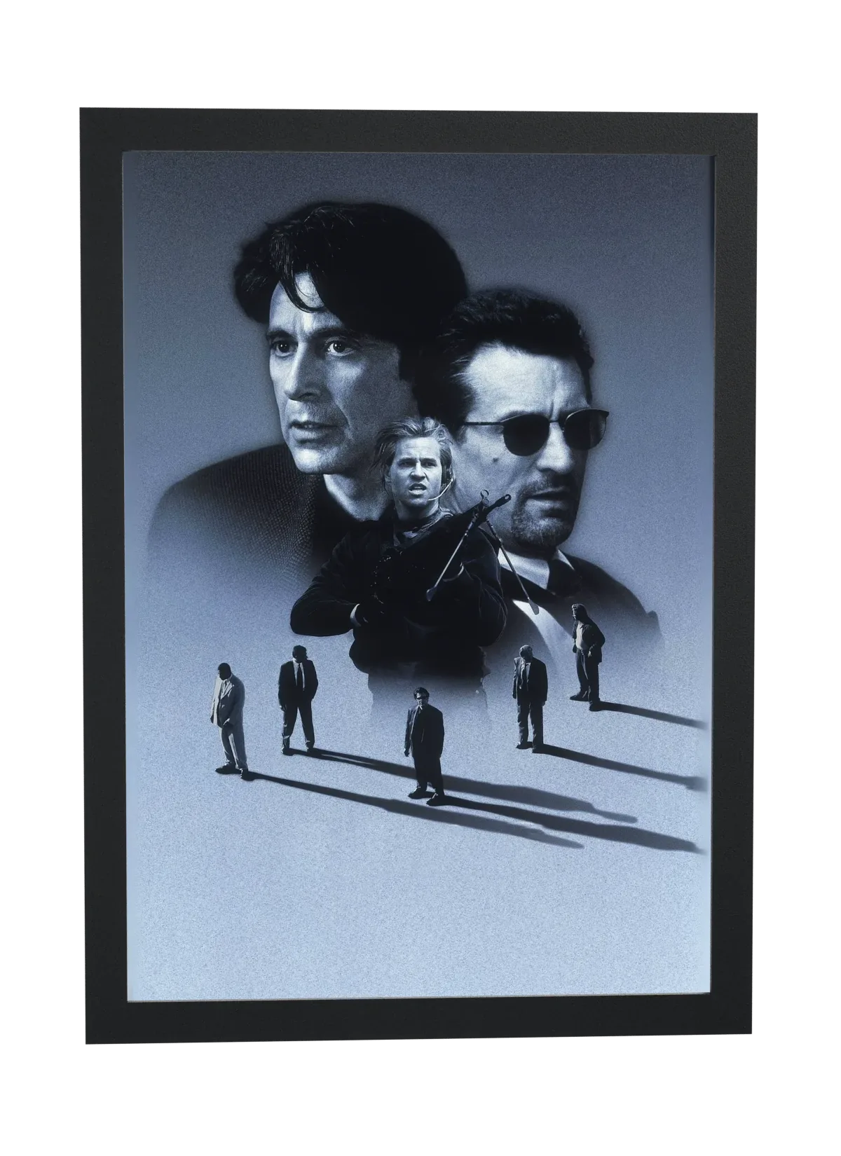 Pôster Fogo contra Fogo (1995): dois lados da lei emoldurado