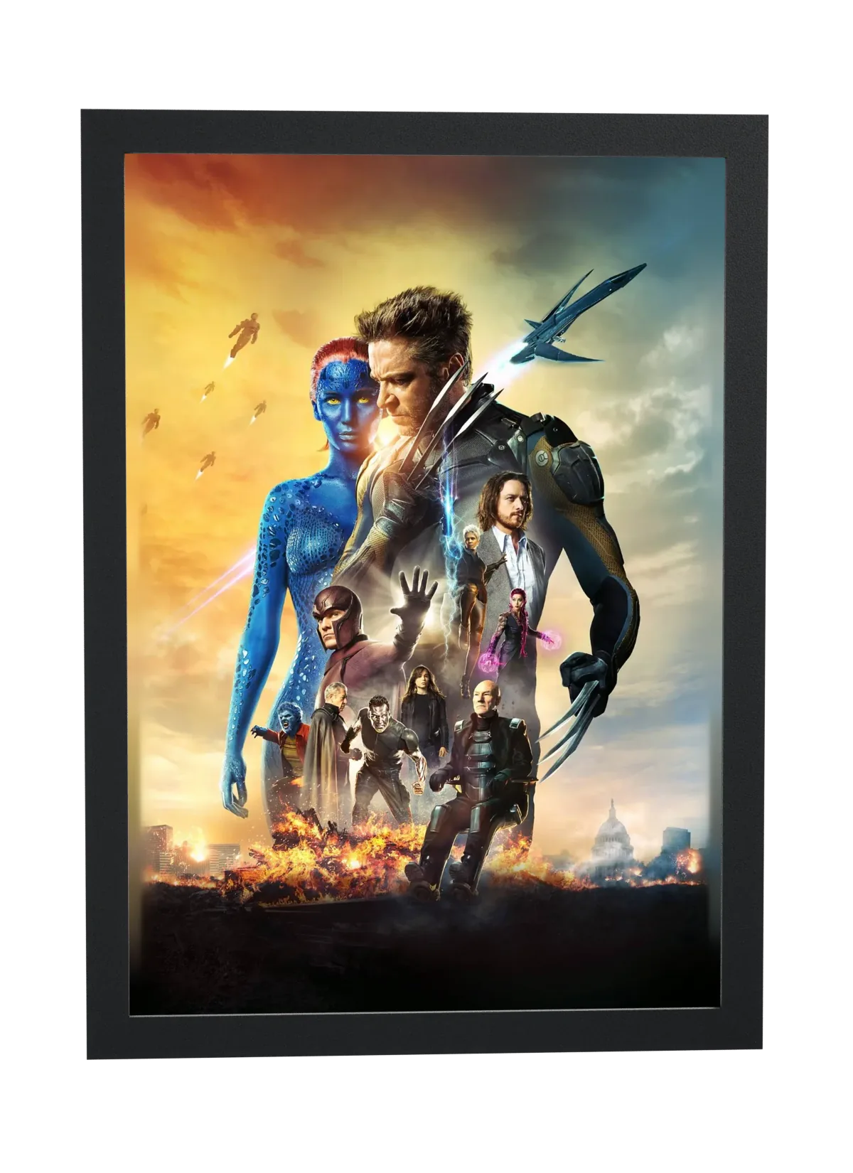 Pôster X-Men Dias de um Futuro Esquecido (2014): Mística emoldurado