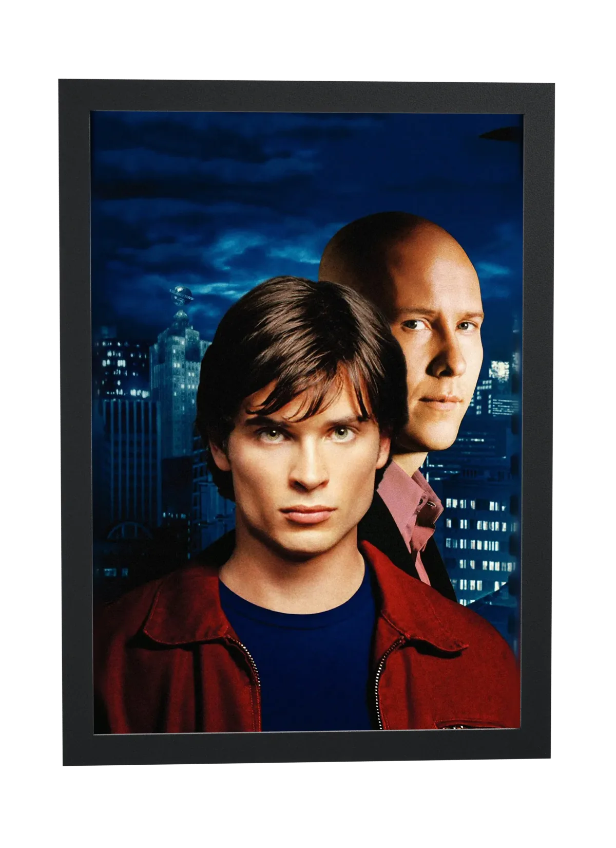 Pôster Smallville (2001): Clark e Lex emoldurado